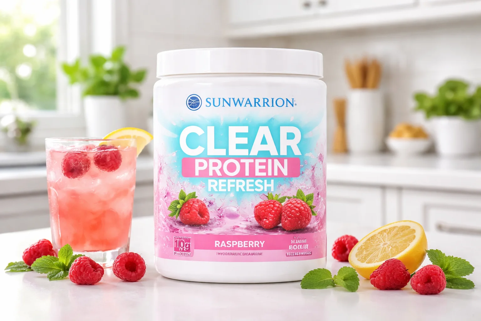 Dairy-free protein water