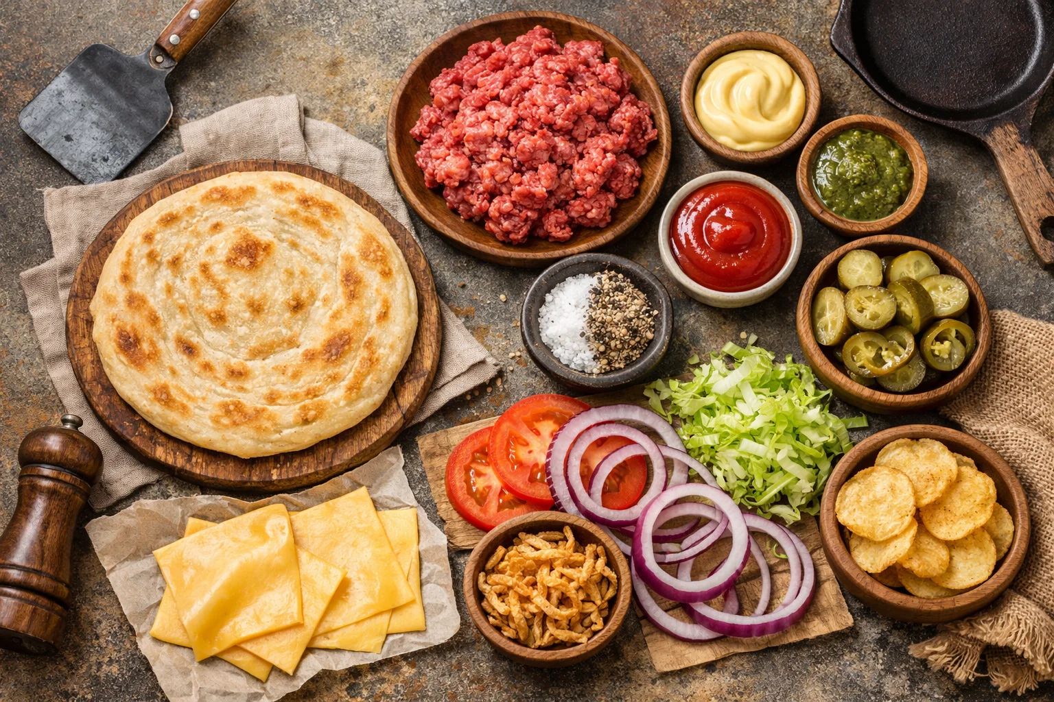 Dubai Paratha Burger