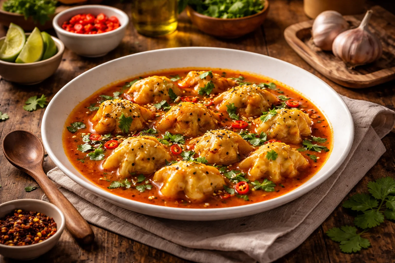 Savory One-Pan Dumpling Bake That's Too Good to Share!